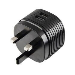 HAMA 73014150 Dual USB-A Wall Charger UK Plug 2.4A