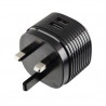 HAMA 73014150 Dual USB-A Wall Charger UK Plug 2.4A