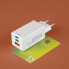 HAMA 00201996 65W USB-C & USB-A Travel Charger