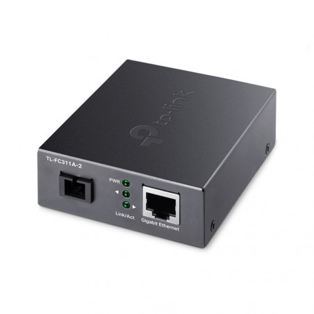 TP-LINK FC311A-2 Gigabit Media Converter, 2km Fiber, SC/RJ45