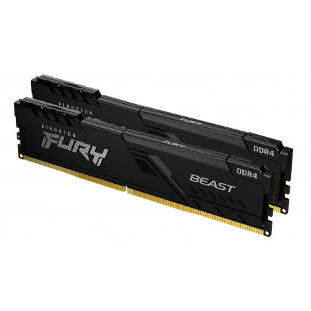 Kingston Fury Beast 16GB (2x8GB) DDR4 3600MHz CL17 Memory Kit
