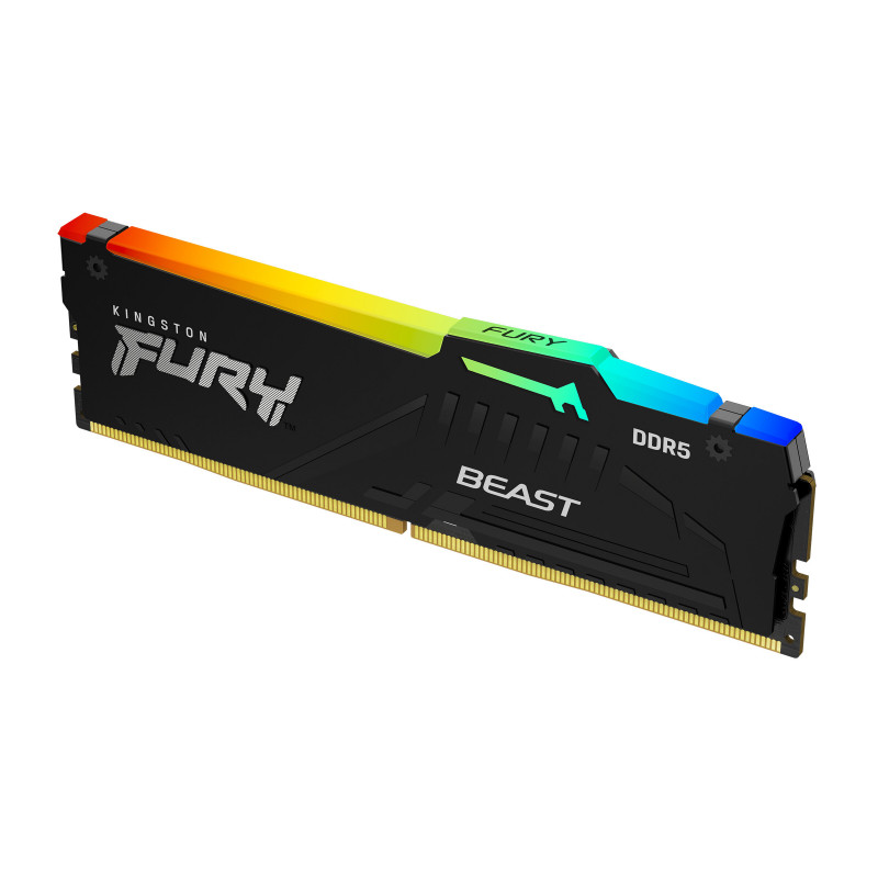 Kingston Fury Beast RGB 32GB DDR5 5200MHz CL40 DIMM Memory