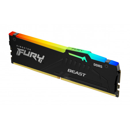 Kingston Fury Beast RGB 32GB DDR5 5200MHz CL40 DIMM Memory