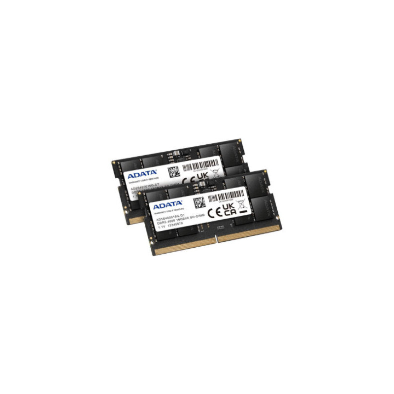ADATA AD5S480032G-S 32GB DDR5 4800MHz CL40 SODIMM ECC Memory