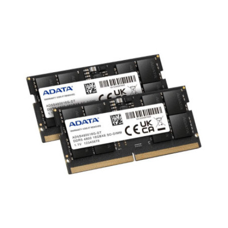 ADATA AD5S480032G-S 32GB DDR5 4800MHz CL40 SODIMM ECC Memory