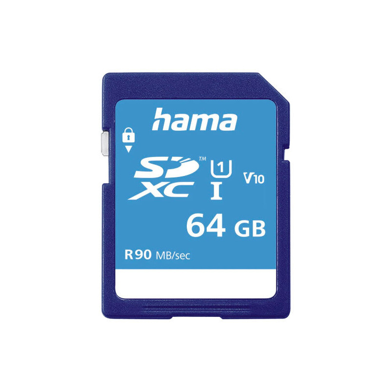 HAMA 00124136 64GB SDXC UHS-I Class 10 Memory Card