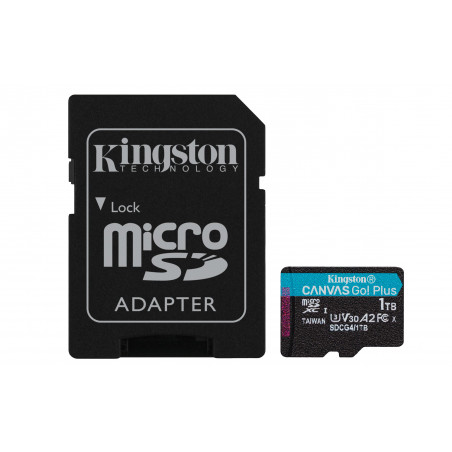 Kingston Canvas Go! Plus 1TB microSDXC Card with Adapter