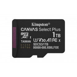 Kingston Canvas Select Plus 1TB microSDXC UHS-I U3 V30 A1 Memory Card