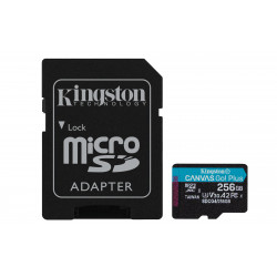 Kingston Canvas Go! Plus 256GB MicroSDXC Card