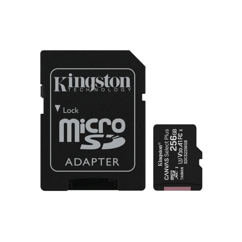 Kingston Canvas Select Plus 256GB microSDXC Card