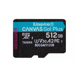 KINGSTON Canvas Go! Plus 512GB microSDXC Card with Adapter