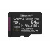 Kingston Canvas Select Plus 64GB microSDXC Card with Adapter