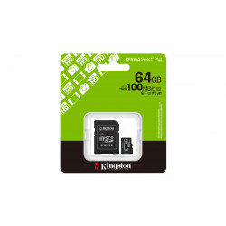 Kingston Canvas Select Plus 64GB microSDXC Card with Adapter