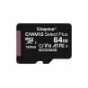 Kingston Canvas Select Plus 64GB microSDXC Card with Adapter