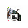 Kingston Canvas Select Plus 64GB microSDXC Card with Adapter