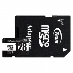 TEAM TUSDX128GCL10U03 128GB MicroSDXC UHS-I U1 Class 10 Memory Card