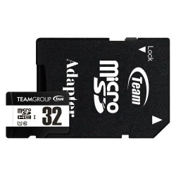 TEAM TUSDH32GCL10U03 32GB microSDHC UHS-I U1 C10 Memory Card