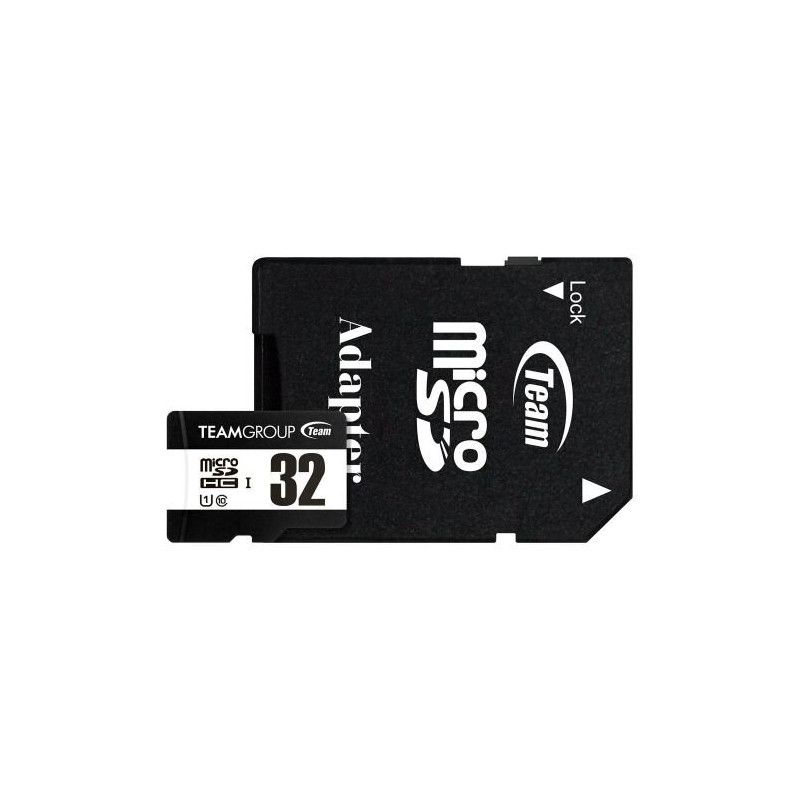 TEAM TUSDH32GCL10U03 32GB microSDHC UHS-I U1 C10 Memory Card