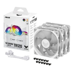 ASUS TUF Gaming TR120 ARGB 12cm PWM Case Fans (3 Pack)