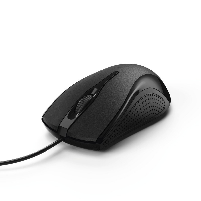 HAMA MC-200 Wired Optical Mouse, 1000 DPI, 3 Buttons, Black