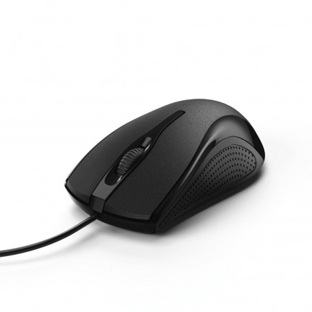HAMA MC-200 Wired Optical Mouse, 1000 DPI, 3 Buttons, Black