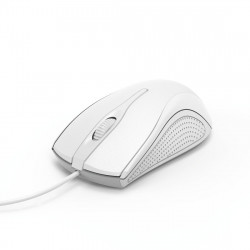 HAMA MC-200 Wired Optical Mouse, 1000 DPI, 3 Buttons, White
