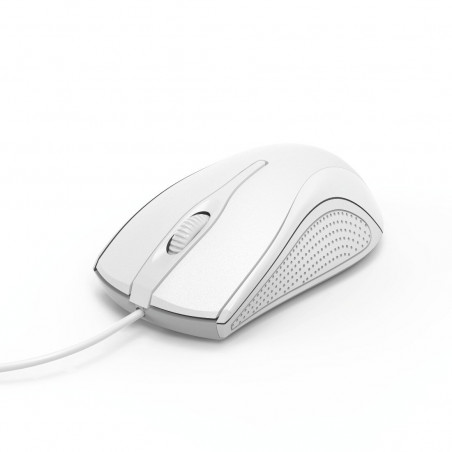 HAMA MC-200 Wired Optical Mouse, 1000 DPI, 3 Buttons, White