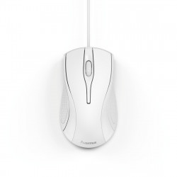 HAMA MC-200 Wired Optical Mouse, 1000 DPI, 3 Buttons, White