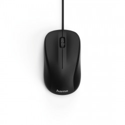 HAMA MC-300 Wired Optical Mouse, 1200 DPI, 3 Buttons, Black