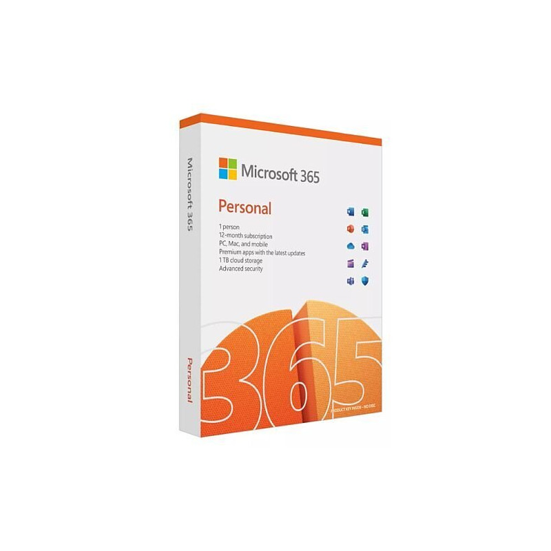 Microsoft Office 365 Personal 1 User 1 Year Subscription