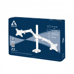 ARCTIC Z2 Gen3 Dual Monitor Arm with 4-Port USB 2.0 Hub
