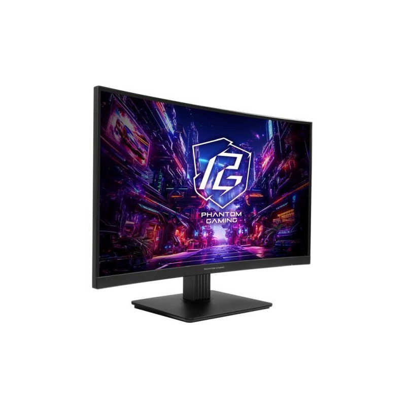 ASROCK PG27QRT1B 27" QHD 180Hz Curved Gaming Monitor