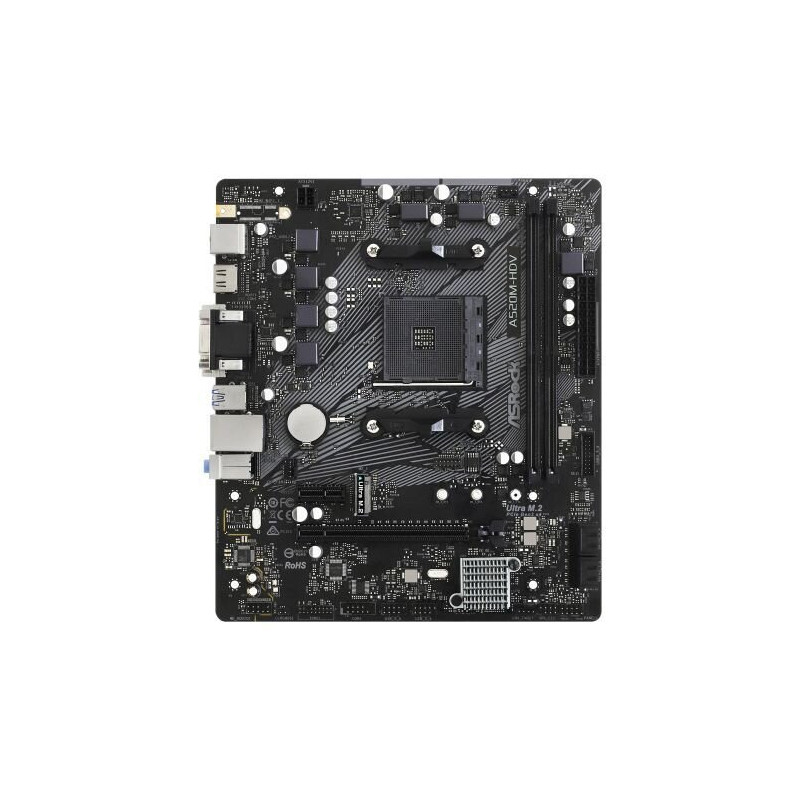 ASROCK A520M-HDV AM4 Micro ATX Motherboard