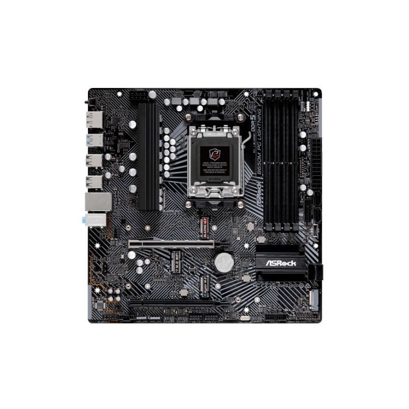 ASROCK B650M PG LIGHTNING AM5 Micro-ATX Motherboard