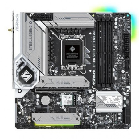 ASROCK B760M Steel Legend WiFi Micro-ATX Motherboard