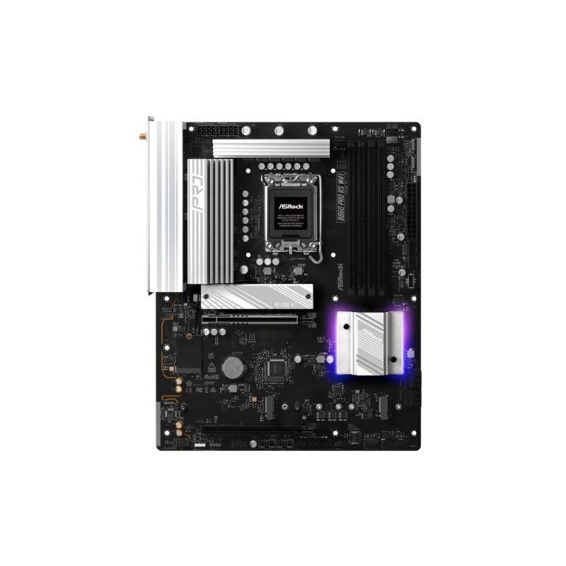 ASROCK B860 PRO RS WIFI ATX Motherboard with Wi-Fi 6E, 2.5G LAN, and DDR5
