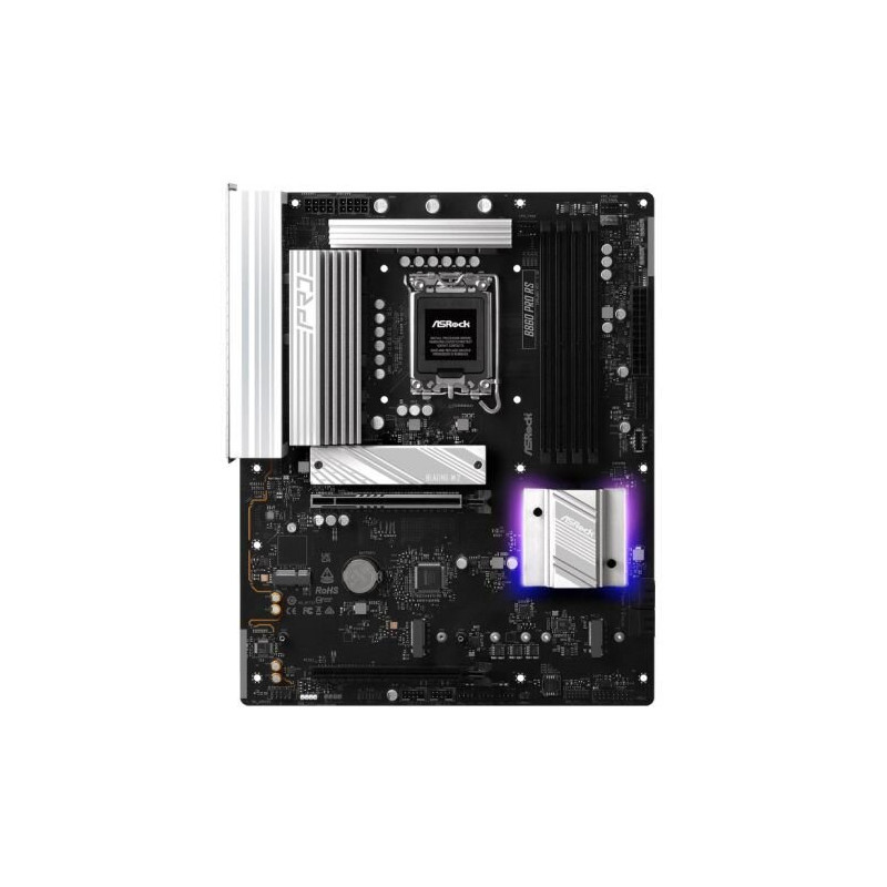 ASROCK B860 PRO RS ATX Motherboard with DDR5, 2.5G LAN, RGB