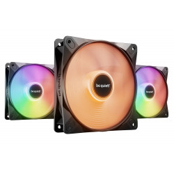 BEQUIET Light Wings LX 120mm PWM ARGB Case Fan 3-Pack