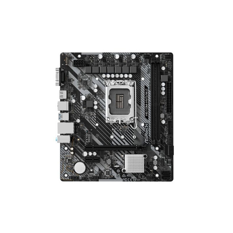 ASROCK H610M-HVS/M.2 R2.0 Micro ATX Motherboard