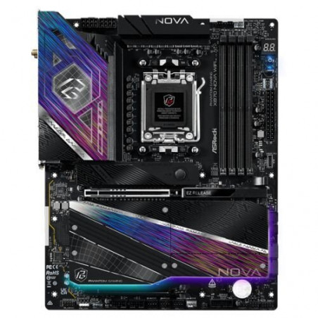 ASROCK X870 NOVA WIFI AM5 ATX Motherboard with Wi-Fi 7, 5G LAN, 4x DDR5, 2x USB4