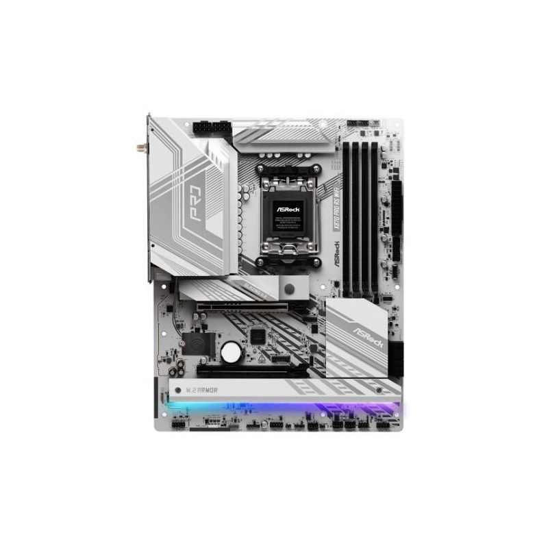 ASROCK X870 PRO RS WIFI AM5 ATX Motherboard with Wi-Fi 7, 2.5GbE LAN, 4x DDR5, 3x M.2