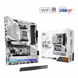 ASROCK X870 PRO RS WIFI AM5 ATX Motherboard with Wi-Fi 7, 2.5GbE LAN, 4x DDR5, 3x M.2