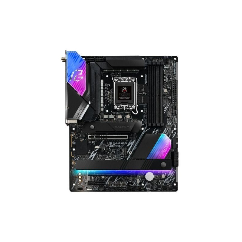 ASROCK Z890 Lightning WiFi ATX Motherboard with Wi-Fi 7, 2.5GbE LAN, 4x DDR5, 4x M.2