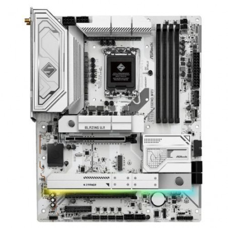 ASROCK Z890 STEEL LEGEND WIFI ATX Motherboard with Wi-Fi 7, 2.5G LAN, DDR5