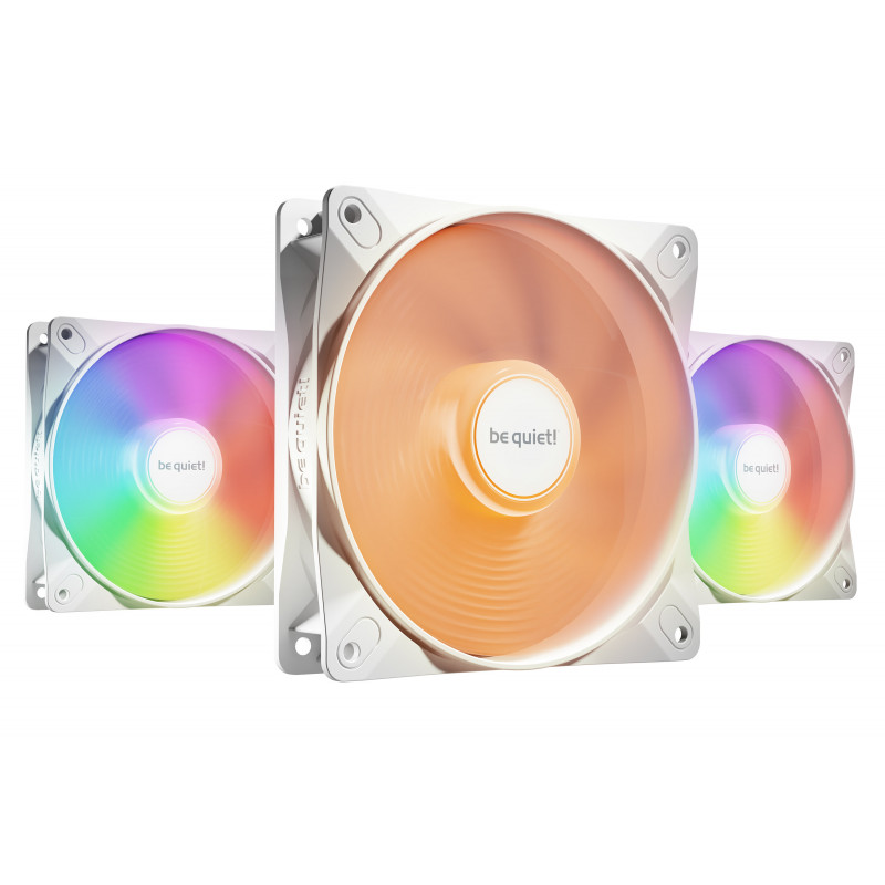 BEQUIET Light Wings LX 120mm PWM ARGB Case Fan 3-Pack