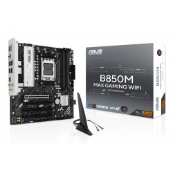 ASUS B850M-MAX GAMING WIFI AM5 Micro ATX Motherboard