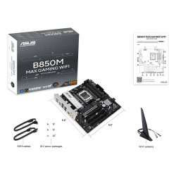 ASUS B850M-MAX GAMING WIFI AM5 Micro ATX Motherboard