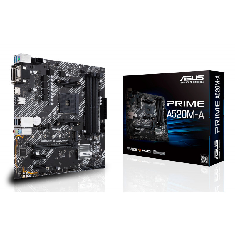 ASUS PRIME A520M-A II AM4 Micro ATX Motherboard