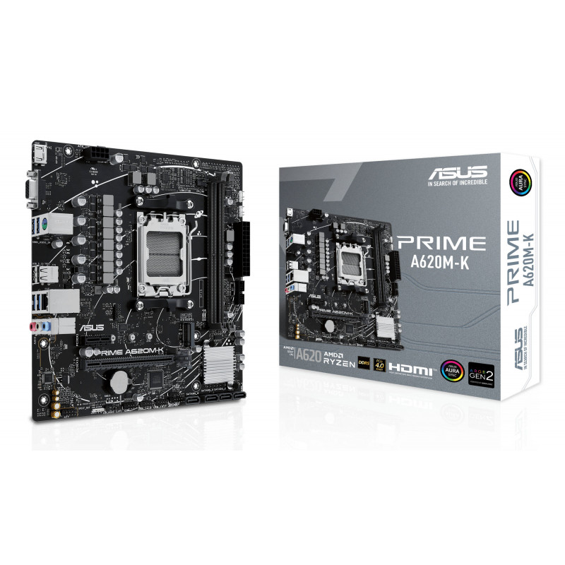 ASUS PRIME A620M-K AM5 Micro ATX Motherboard