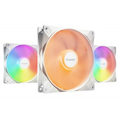 BEQUIET Light Wings LX 140mm PWM ARGB Case Fan 3-Pack